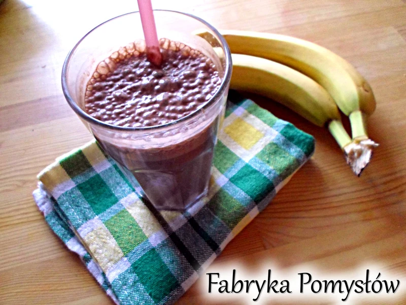Koktajl z banana i kakao/ Mleko bananowo-kakaowe