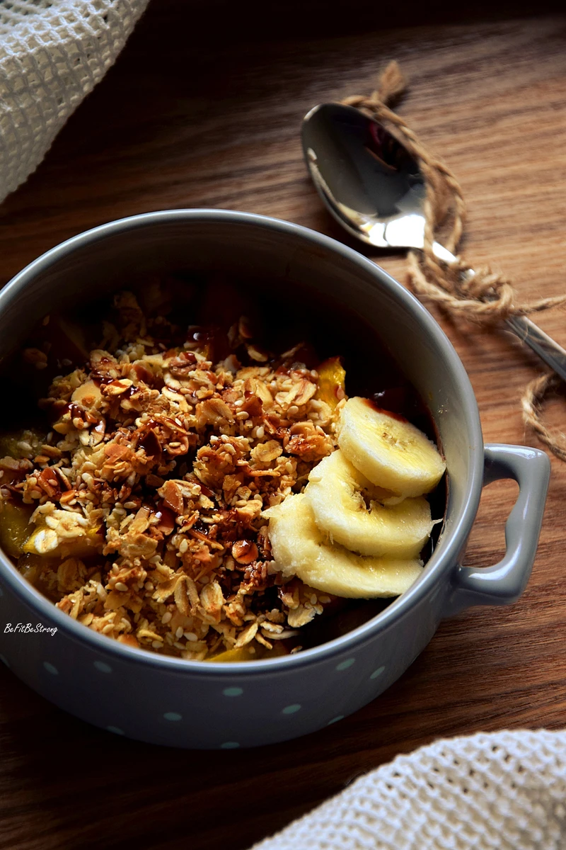 Nektarynkowe crumble - deser idealny FIT