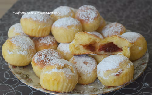 Pączki pieczone a'la babeczki