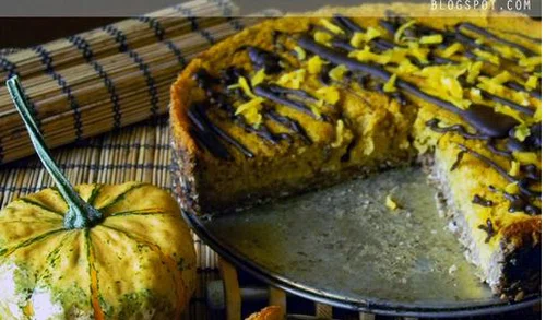 Ciasto dyniowe na owsianym spodzie