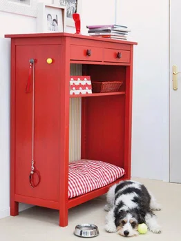 Pomysłowa szafka - legowisko dla psa