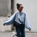 Bluza z bufiastymi rękawami