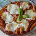 Zapiekanka makaronowa z kurczakiem i mozzarellą