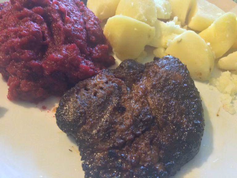Karkówka w sosie miodowo musztardowym