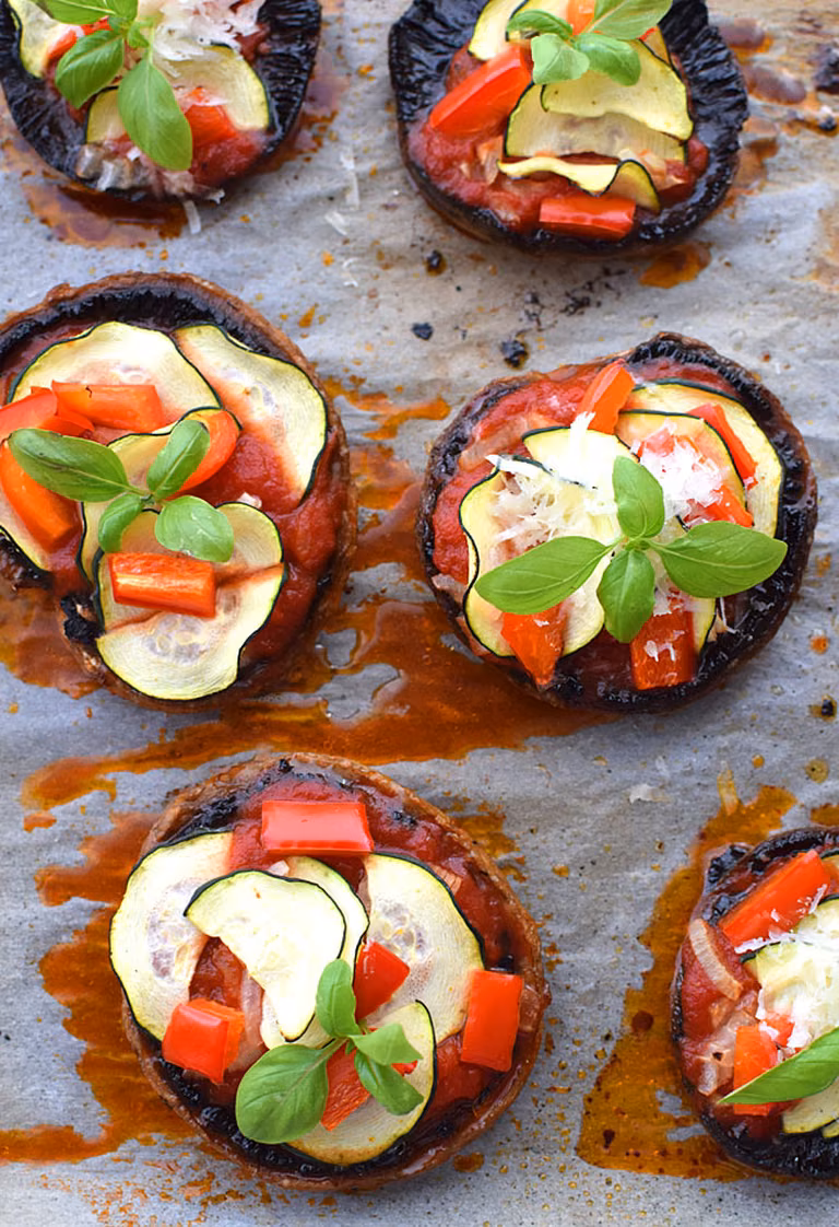 Faszerowane pieczarki portobello