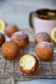 Cytrynowe mini pączusie twarogowe w 5 minut!