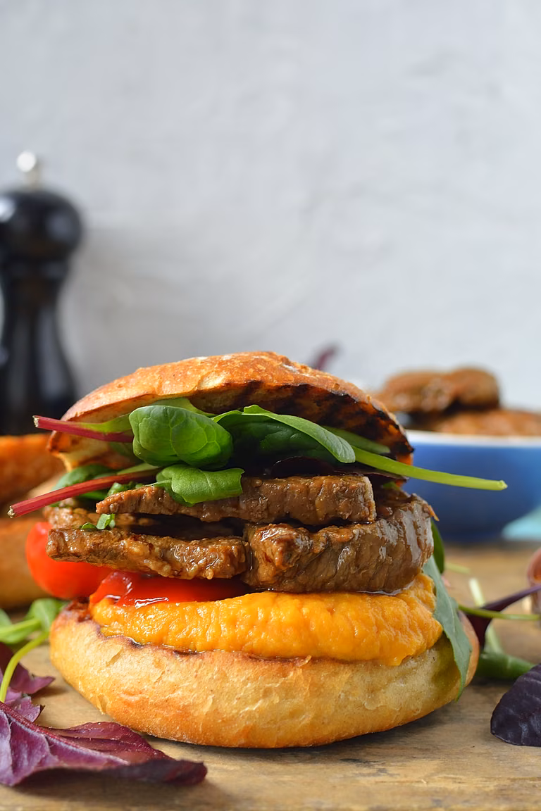 DOMOWE BURGERY Z GRILLOWANYM MIĘSEM! PYSZNE!