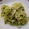 Makaron z jarmużowym pesto