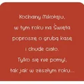 List do św. Mikołaja z humorem i pomysłem
