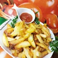 Domowe frytki z dodatkiem mąki ziemniaczanej