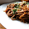 Makaron Soba z czerwonym pesto