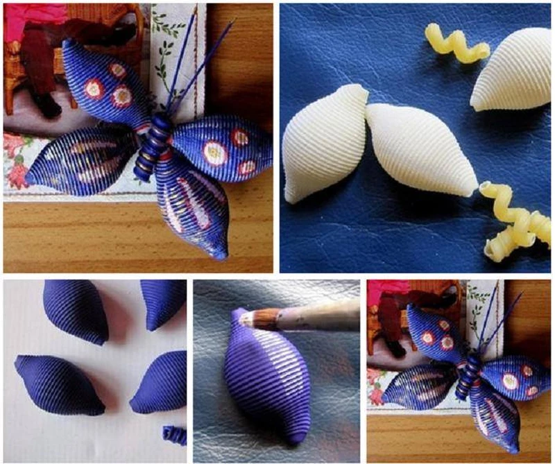 Dekoracje z makaronu