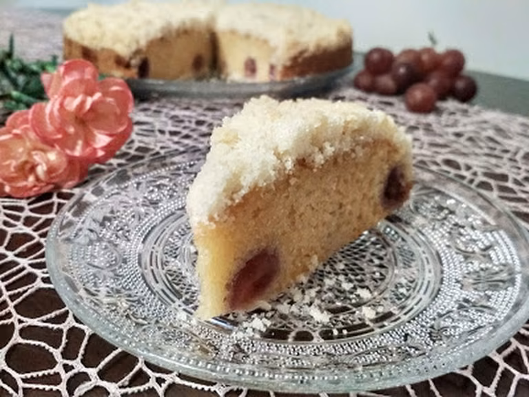 Ciasto z owocami i kruszonką