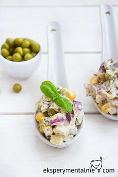 Sałatka śledziowa z jajkiem i jabłkiem na Wigilię / Herring Salad Recipe