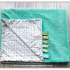 DIY - Bawełniany kocyk minky w gwiazdki