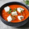 Zupa krem z pieczoną papryką i dynią