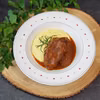 Udziec jelenia z polentą