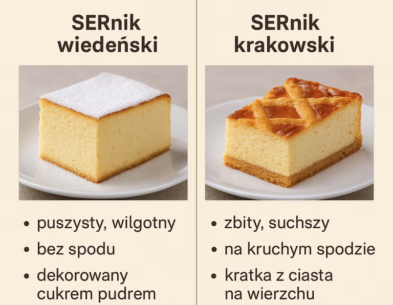 Sernik wiedeński czy krakowski? Który powinien znaleźć się na wielkanocnym stole?