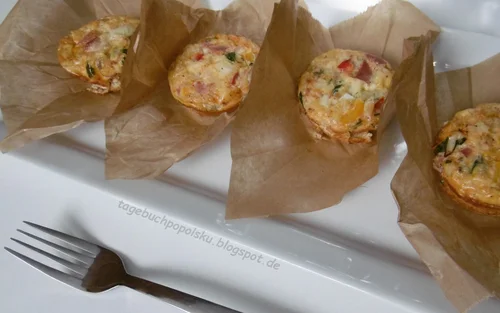Muffiny na słono (śniadaniowe)