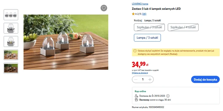 Zdjęcie Te solarne lampki z Lidla zrobią mega klimat w mieszkaniu i na balkonie! Zestaw tylko 35 zł, na każdą pogodę, bez kabli i rachunków #1