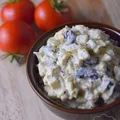 Pasta jajeczna z czerwoną fasolą