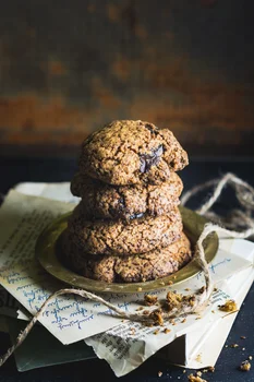 Orkiszowe ciasteczka z czekoladą low FODMAP