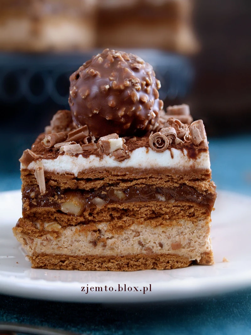 Rocher - orzechowe ciasto bez pieczenia