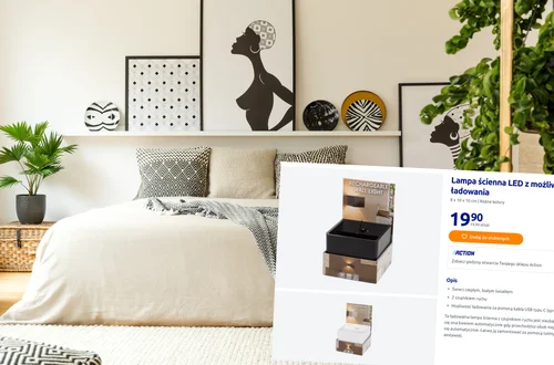 Ta lampa LED z Action za 19,90 to HIT! Montaż w 1 minutę, bez kabli i z czujnikiem ruchu