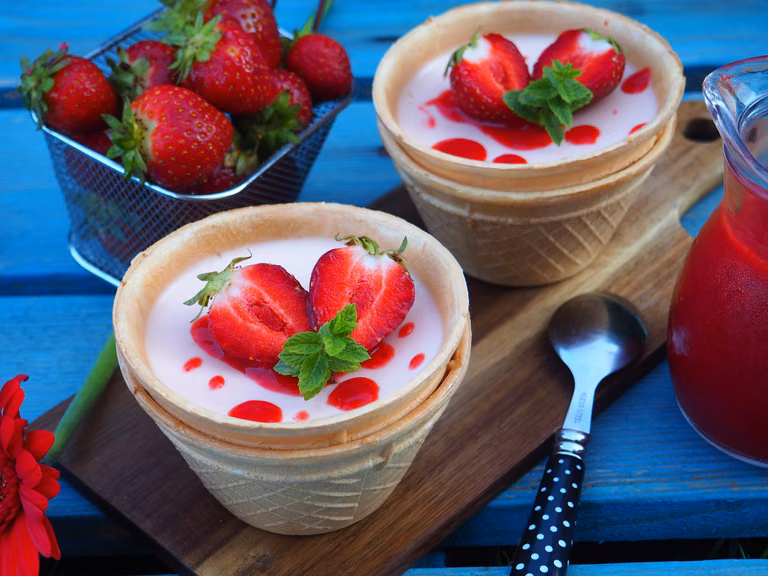 DESER W STYLU PANA COTTA