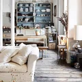 Salon w stylu vintage