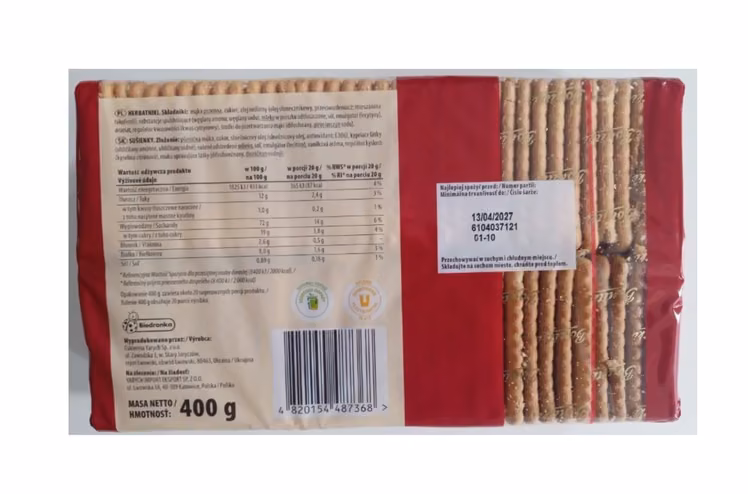 Zdjęcie GIS wycofuje partię popularnych herbatników! Zaapelowano, by nie spożywać produktu #2