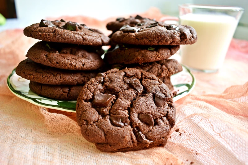 Czekoladowe ciasteczka brownie