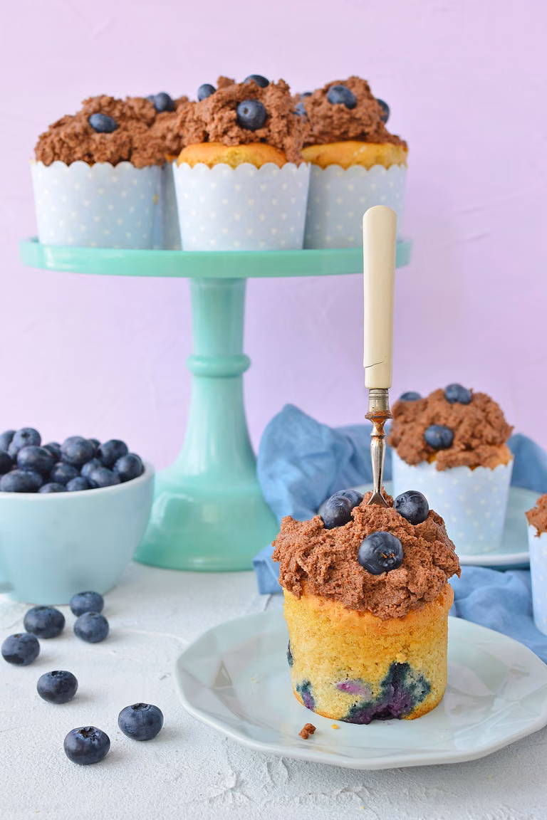 MUFFINKI Z BORÓWKAMI