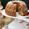 Babka z żurawiną na maślance