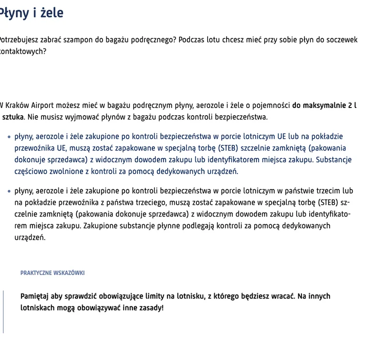 Zdjęcie To pierwsze takie lotnisko w Polsce! Nie ma limitu płynów – można zabrać aż 2 litry #1