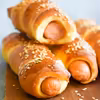 Hot dogi w cieście drożdżowym - roll dogi