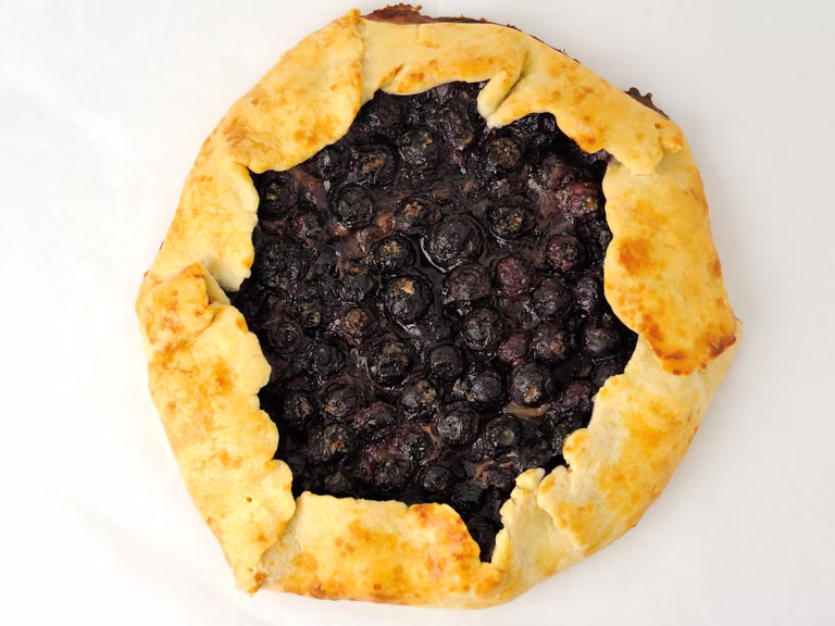 Jagodowe Galette na kruchym cieście