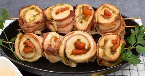 Szaszłyki z kurczaka i pesto