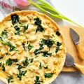 Tarta z jarmużem i kurczakiem