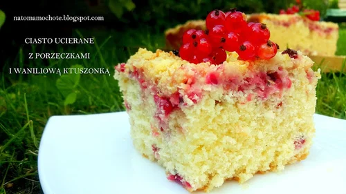 Ciasto z Porzeczkami i Kruszonką