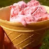 Lody malinowe