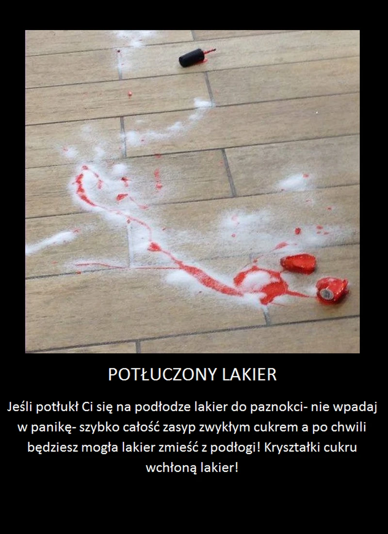 Pamiętaj o tym jeśli potłucze Ci się lakier