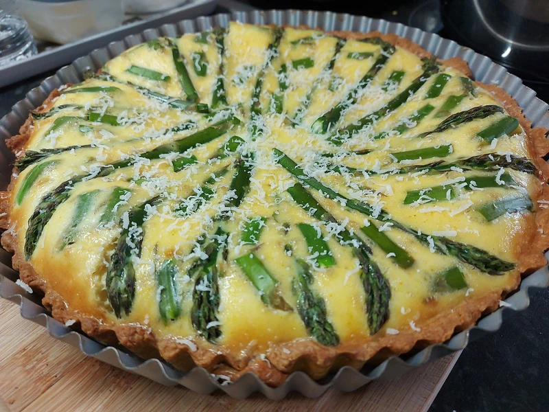 Tarta ze szparagami