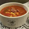 Zupa paprykowa z kabanosem