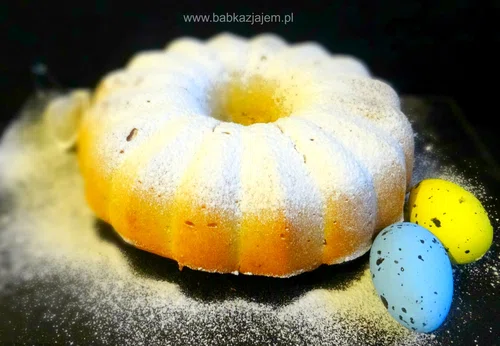 Fit babka jogurtowa z olejem kokosowym