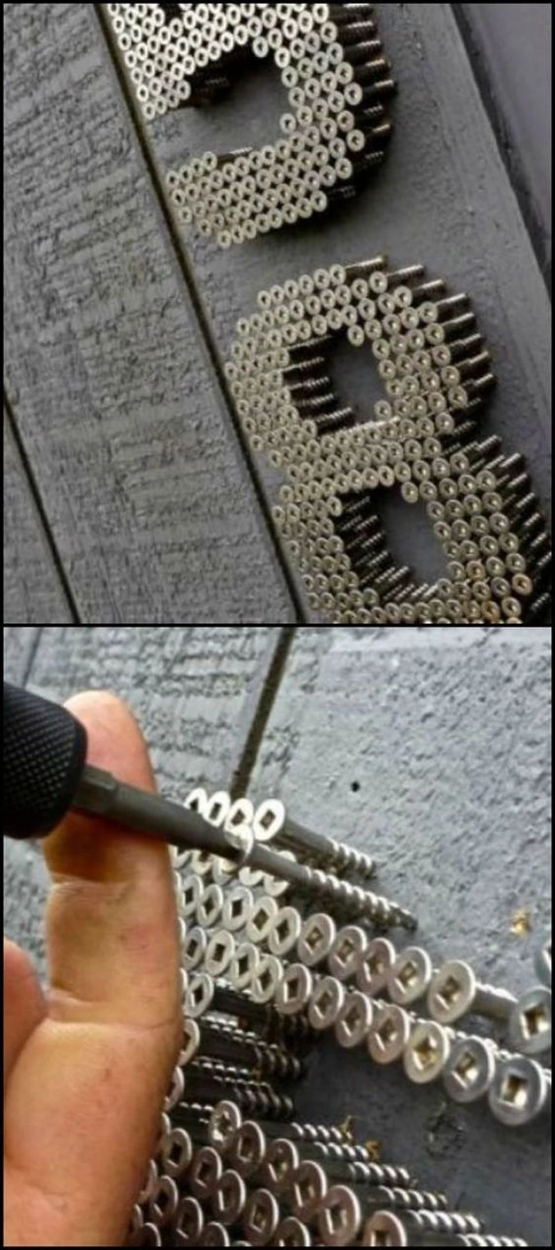 Numer z gwoździ