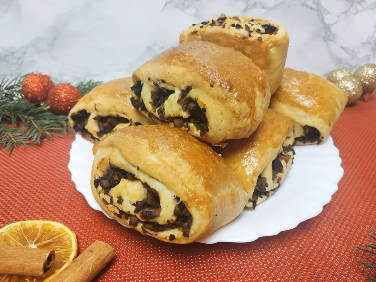 Paszteciki z pieczarkami