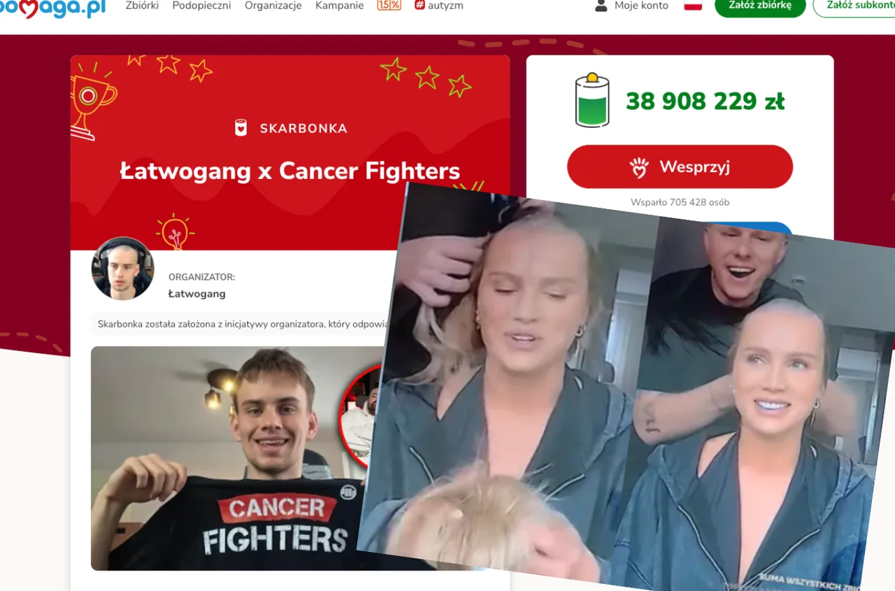 Maffashion bez włosów na żywo – spektakularny gest w trakcie charytatywnego streama!