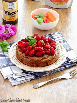 BANANOWY OMLET Z CZERWONEJ SOCZEWICY