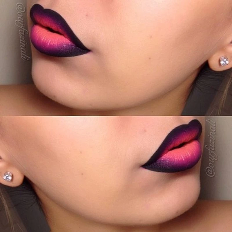 Usta ombre